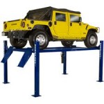 able equipment installers four post lift by bendpak