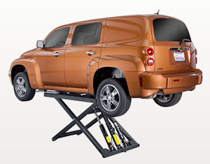 Able eauipment installers mid rise scissor lift by bendpak